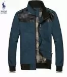 veste polo hommes nouveau pas cher style tirette mode bleu r